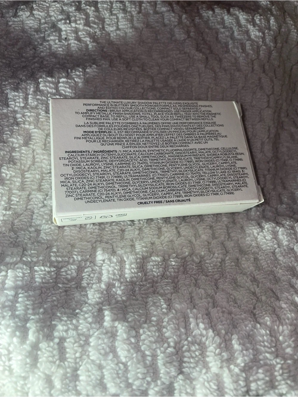 Victoria Beckham Orchid Eyeshadow Palette New In Box (Without Compact)